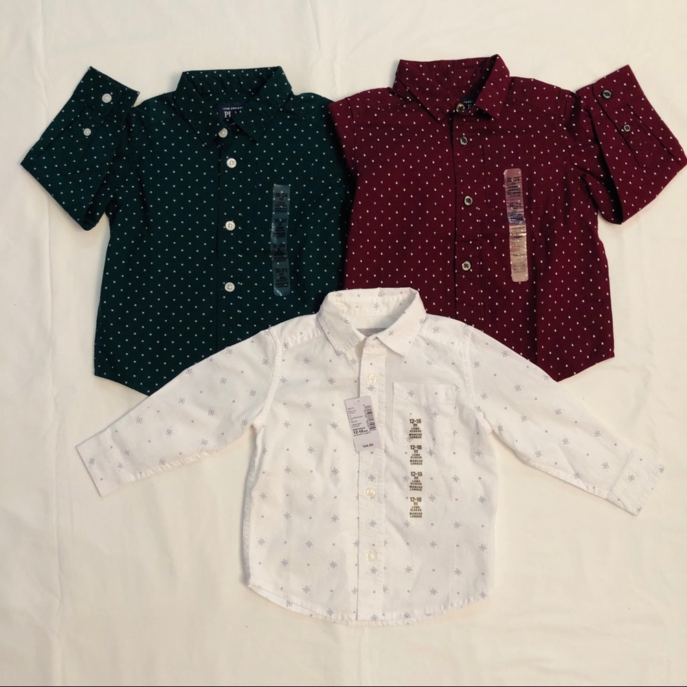 Boys 12-18 and 18-24 month Childrens Place Long Sleeve Shirt
